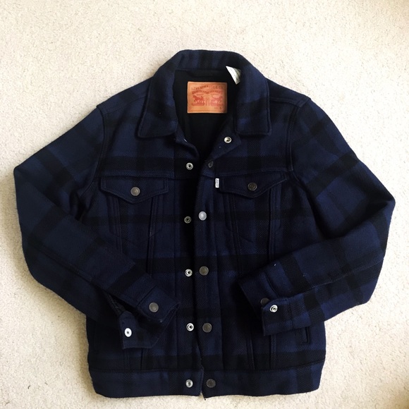 levis wool trucker